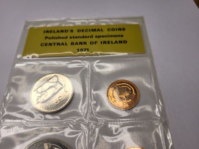 Ireland decimal coins 1971