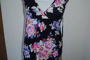 Scoop Neck Sleeveless floral TU midi dress size UK12 EUR40 Postage included