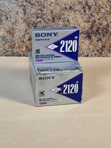 Sony Qd 2120 Mini Data Cartridges 120mb 4gb X 5 Brand New Sealed
