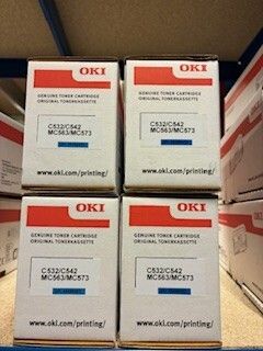 Oki Toner C532 C542 Mc563 Mc573