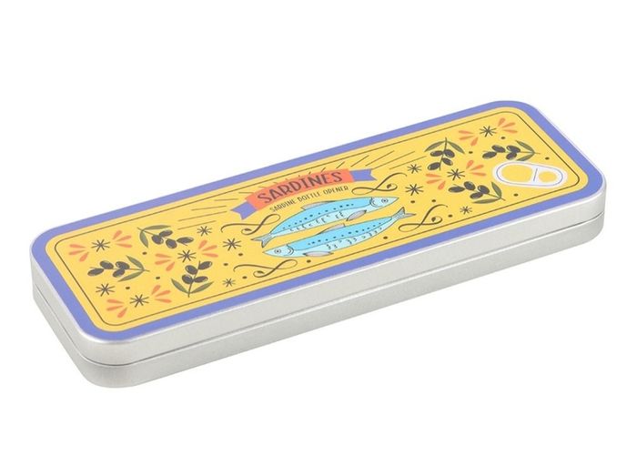 Sardine Bottle Opener in Storage Tin