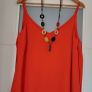 GEORGE burnt orange cami Sz 18 UK Image 2