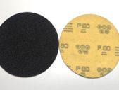 100PC 115mm Velcro Silicone Carbide Disc Pads 80 GRIT FREE BACKER