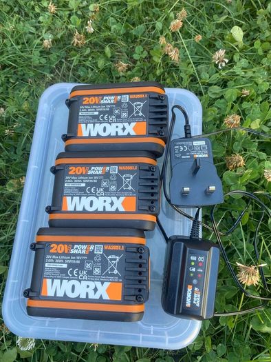 Workx wg 163e 18v (20v max) cordless grass trimmer