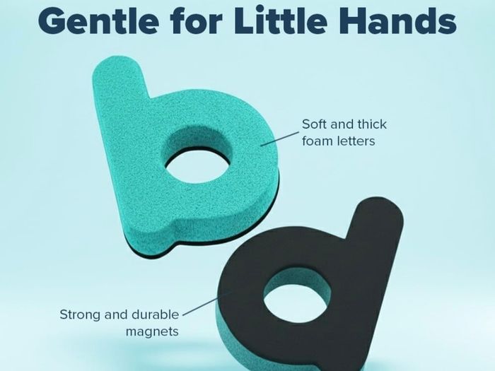 A Big Set of Magnetic Letters & Numbers for Kids, 3+