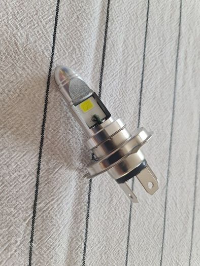 HS1 LED Bulbs H4 9003 Motorcycle Headlight Bulbs High Low Beam COB 10W 1000 Lumens DC 9-80V Replacement for 35/35W HS1 Halogen Bulbs
