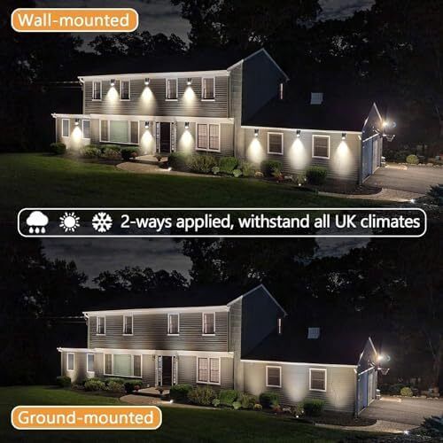 Garden Spot Lights Waterproof 20m Extendable Cable Plug-in Outside 12v Time