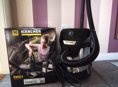 Karcher WD3 1000watt Wet and Dry Vacuum Cleaner