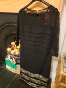 ladies black dress