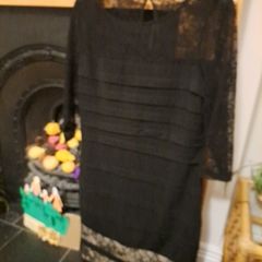 ladies black dress