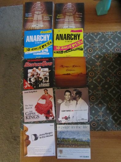 Box of 291 Promo CDs