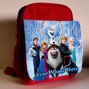 Frozen - All Cast - Childrens Backpack/School/Rucksack - Can be personalised