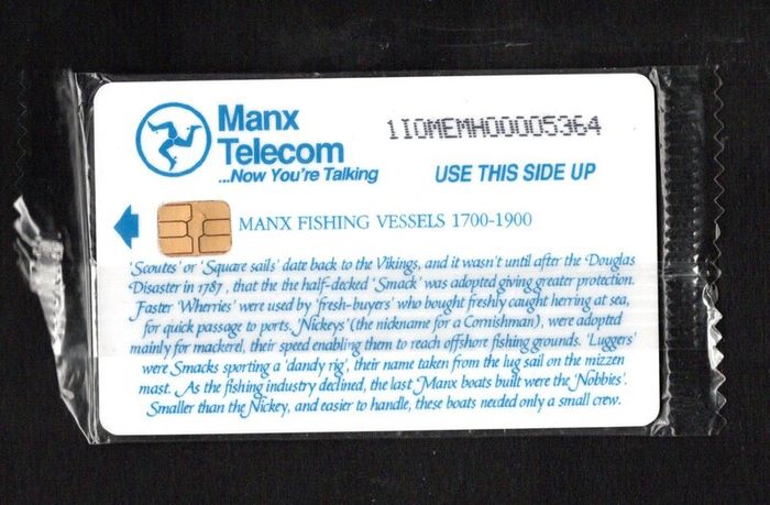 1994 Isle of Man UK2 Manx Fishing Vessels (Siemens - S30 (Module 34)) Phone Card Mint in Packaging