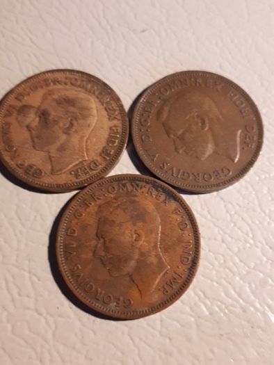 George vi halfpennies
