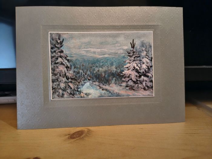 Oil  and aquarelle