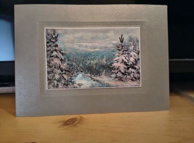 Oil  and aquarelle