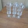 Vintage Sherry Schooner Glasses x 6 for Sale Image 3