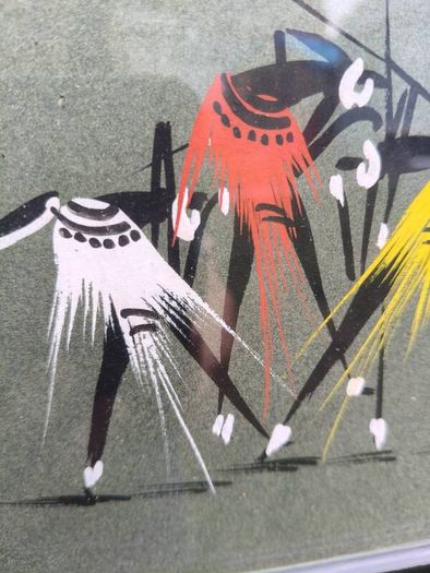 Mcm Folk Art Tribal Painting