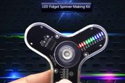 DIY Electronic Top Kit LED Fingertip Gyro Manufacture DIY Kit Fun Top Welding Electronic Components Fidget spinner Circuit Board Kit