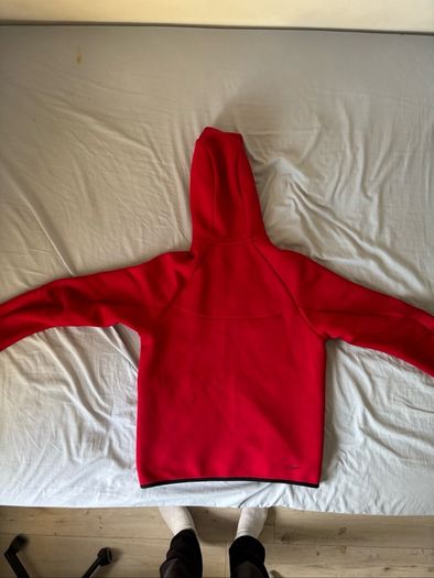 Nike tech hoodie red