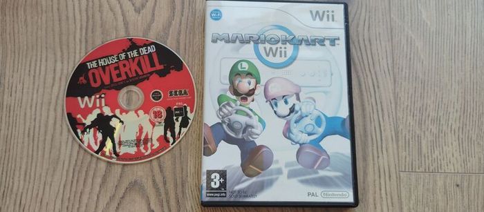 Mario Kart Wii  game and House of Dead