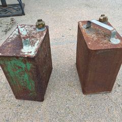 Antique ESSO petrol cans