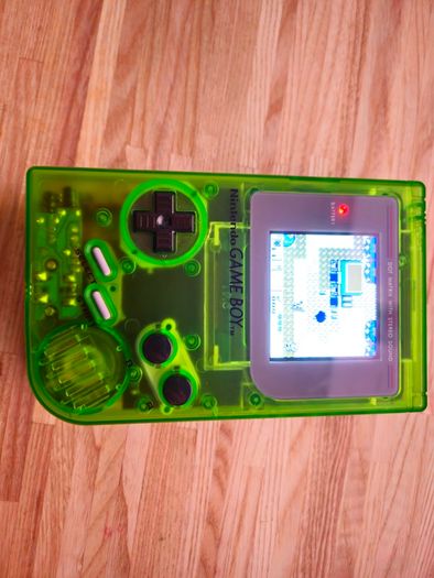 Gameboy Classic DMG Genuine - upgraded screen + ZELDA  cart