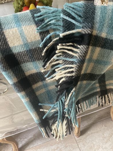 vintage wool throw