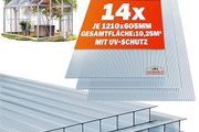 14 x Polycarbonate Twin-Wall Sheets