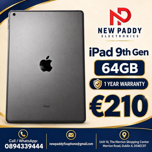 apple ipad 9th Gen 64Gb wifi