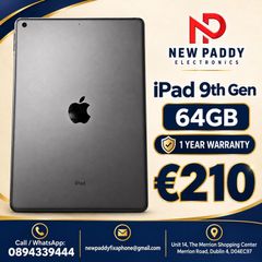 apple ipad 9th Gen 64Gb wifi