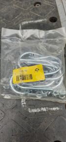 M6 34mm Bright Zinc Plated Steel Round U-Bolt