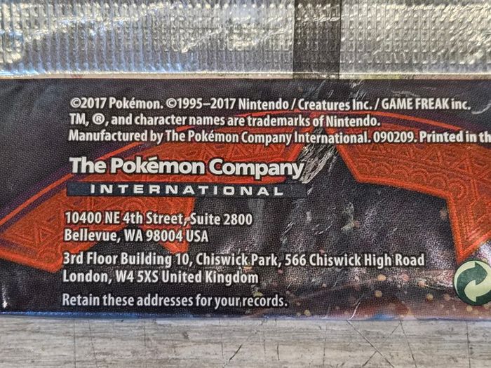 Pokemon 2017 Sun & Moon Crimson Invasion 10 Card Pack