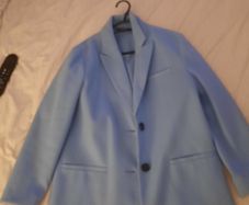 Light blue coat women