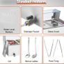 Bain Marie Commercial Electric Food Warmer Countertop Buffet  with Glass Shield 1500w Image 3
