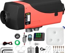 12V 2KW Diesel Air Heater Diesel heater Parking heater Air Diesel heater with Silencer,10L tank, LCD switch for cars, buses, RVs, trucks, engineering vehicles
