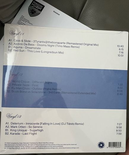 Hypnotised Progressive trance 12" vinyl