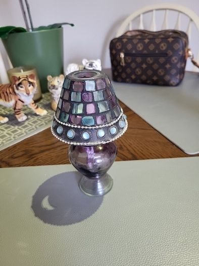 Tealight mosaic glass