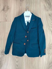 Marc Darcy Boys 3 Piece Suit Age 8 + Shirt - Communion - Worn Once