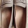 Vionic Marcy Orthopedic Leather Penny Loafers Taupe Size 6 Image 5