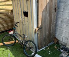 Free small steel shed