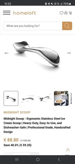 Ice cream & frozen yogurt scoop
