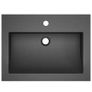 Granite Basin 600x450x120 mm Black Image 3
