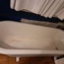 Cast Iron Bath with Antique Taps Image 3