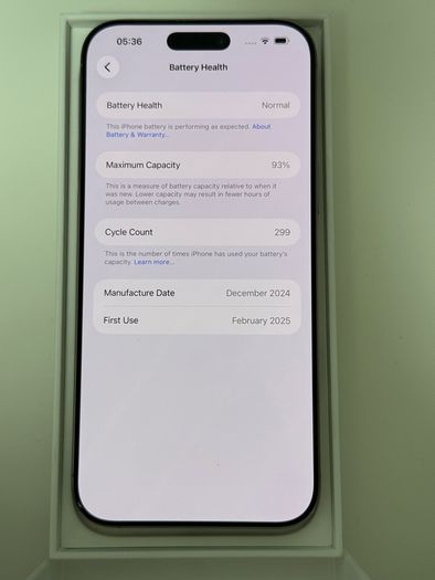 iphone 16 Pro Max 256gb