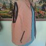Quilted Isle gilet with knitted arm trim Image 2