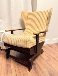 Vintage fireplace rocking chair