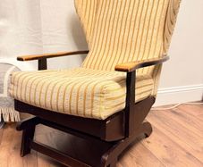 Vintage fireplace rocking chair