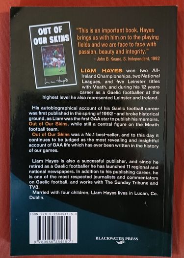 Liam Hayes/ Out of Our Skins/ 2010/ Blackwater Press