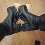 Platform Zipperless Knee High Boots Image 2